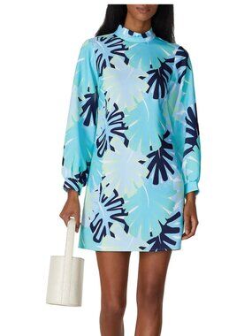 Sail to Sable Teal Mockneck Dress